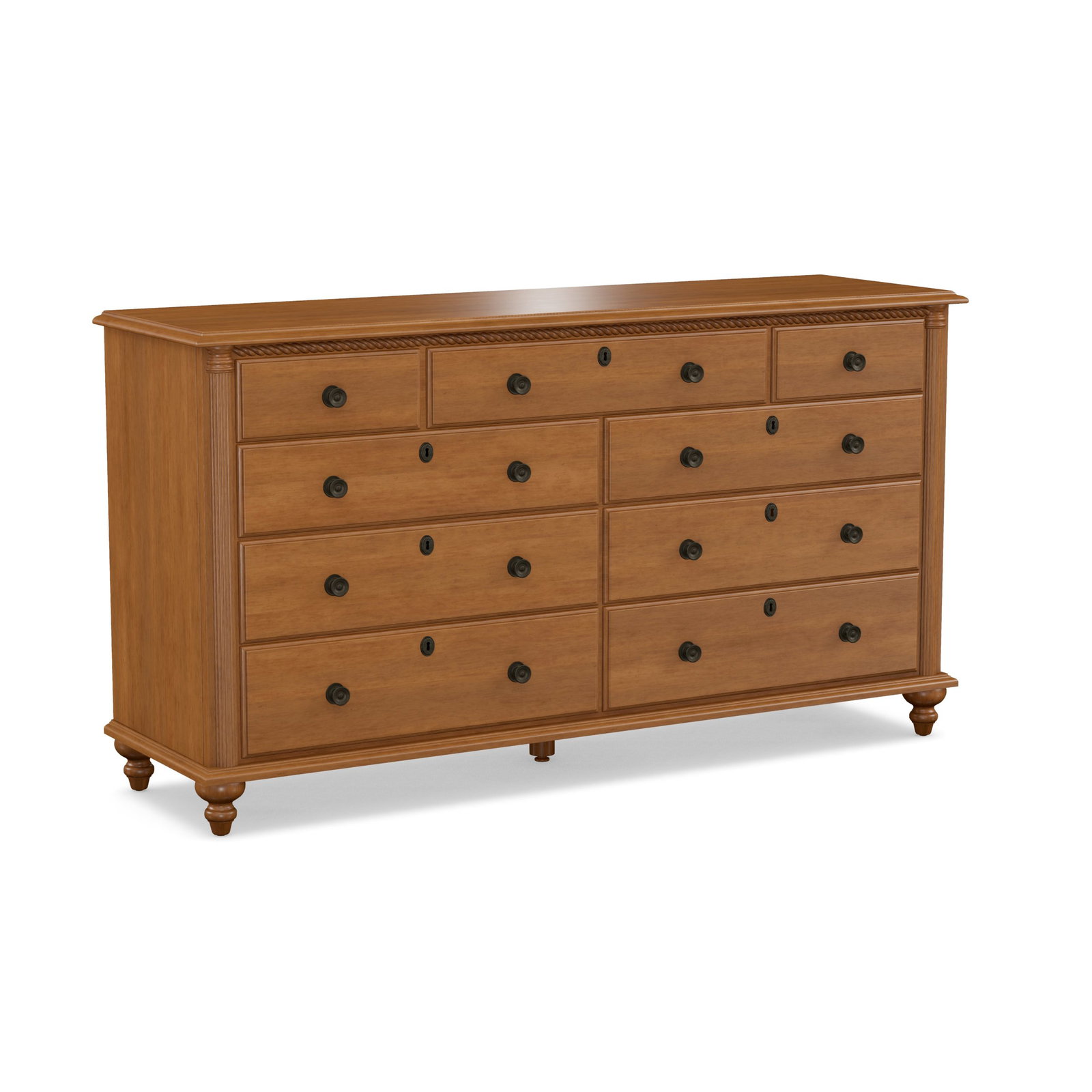 Durham 980-173 Savile Row Triple Dresser
