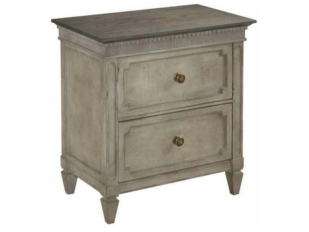 American Drew 654-420 Savona Ax Two Drawer Nightstand