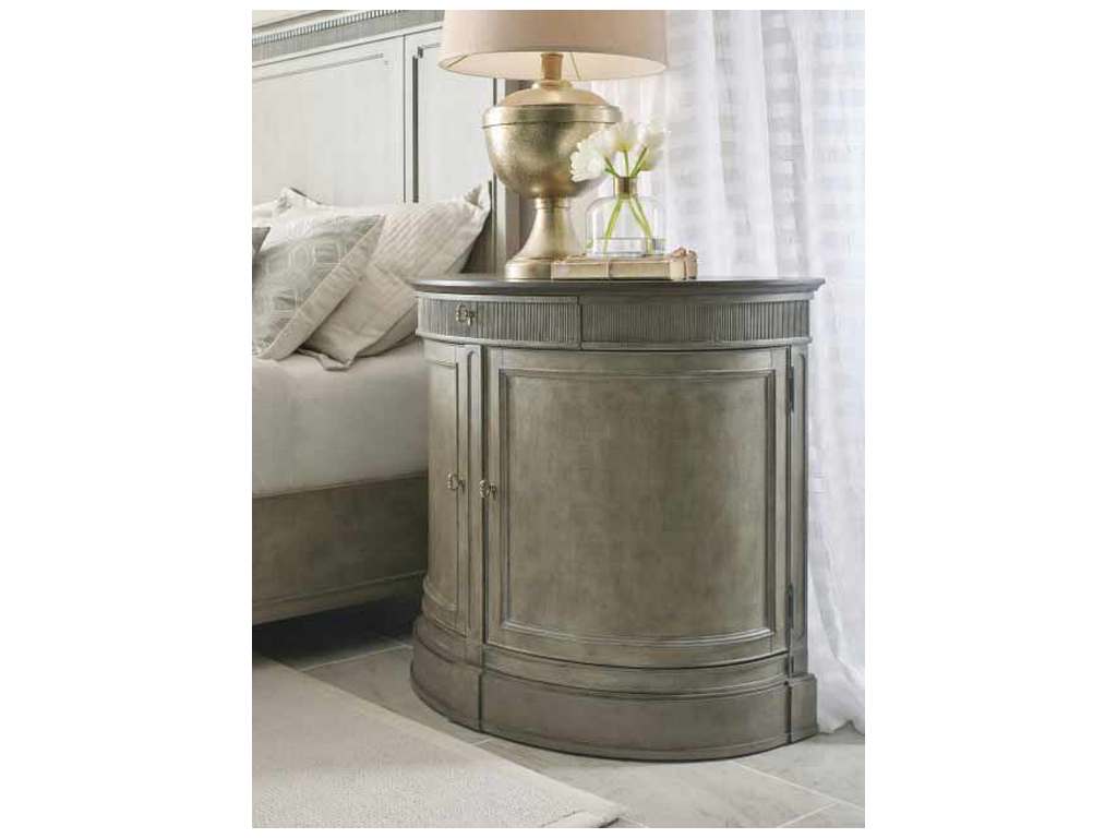 American Drew 654-423 Savona Demilune Bachelor Chest Elm Finish