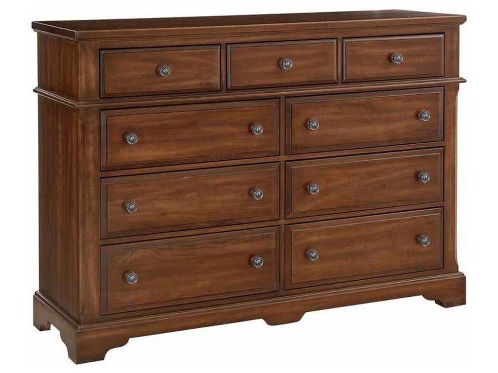 Artisan and Post 110-003 Heritage Bureau 9 Drawer Amish Cherry
