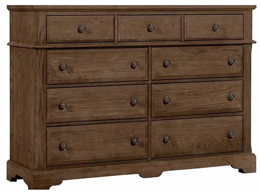 Artisan and Post 112-003 Heritage Bureau 9 Drawer Cobblestone Oak