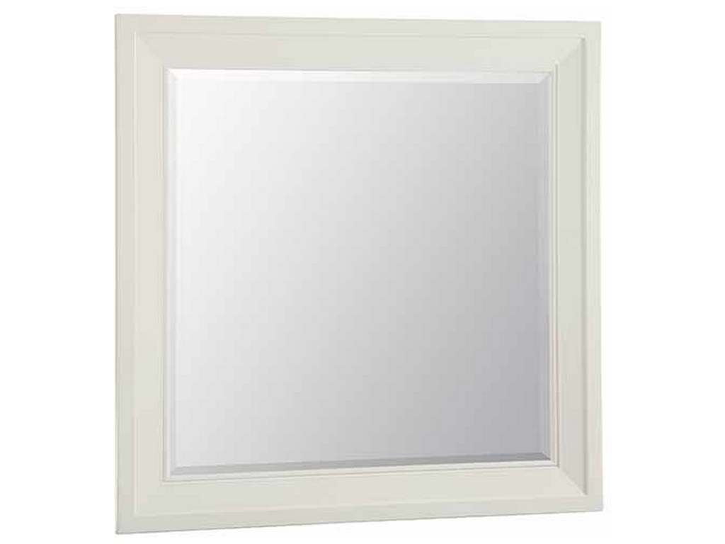 Artisan and Post 116-446 Maple Road Two-Tone Landscape Mirror Soft White Natural Top