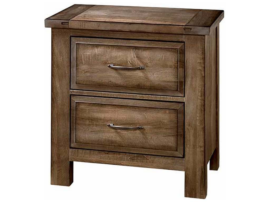 Artisan and Post 117-227 Maple Road Night Stand 2 Drawers Maple Syrup