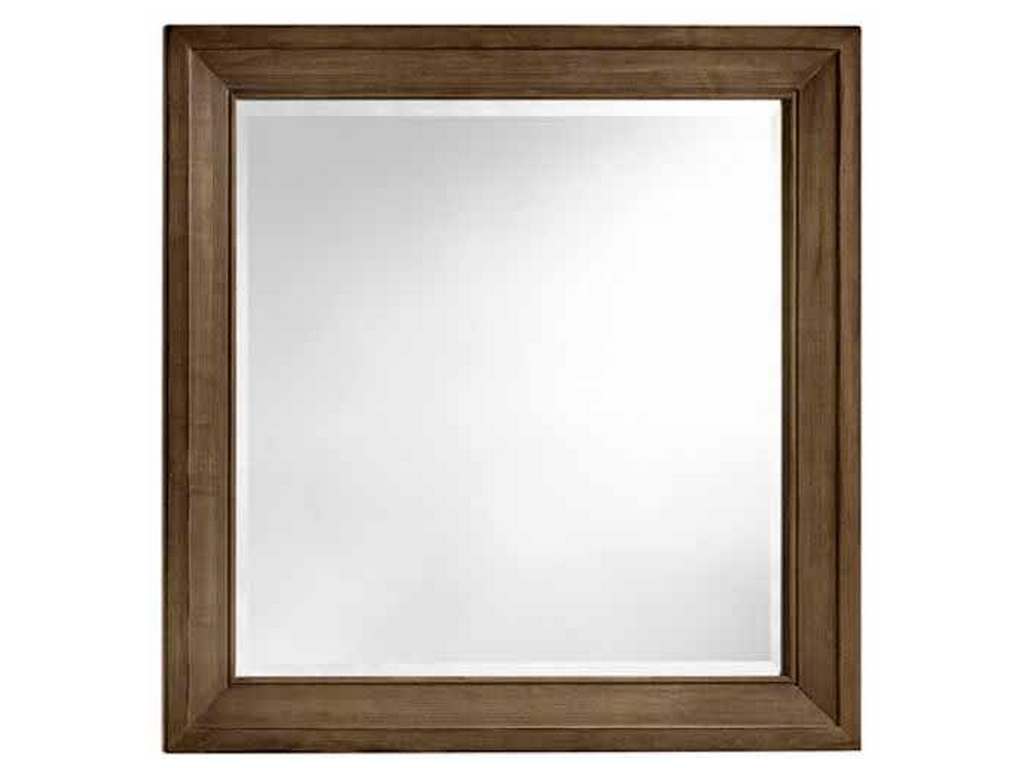 Artisan and Post 117-446 Maple Road Landscape Mirror with Beveled Glass Maple Syrup