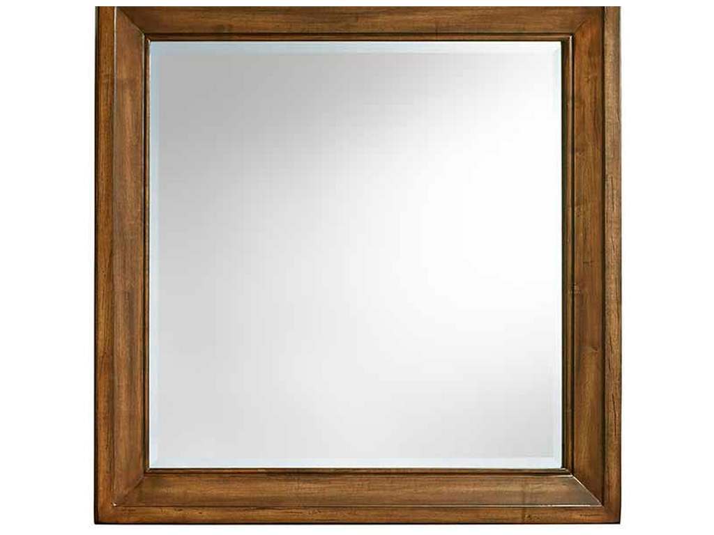Artisan and Post 118-446 Maple Road Landscape Mirror with Beveled Glass Antique Amish