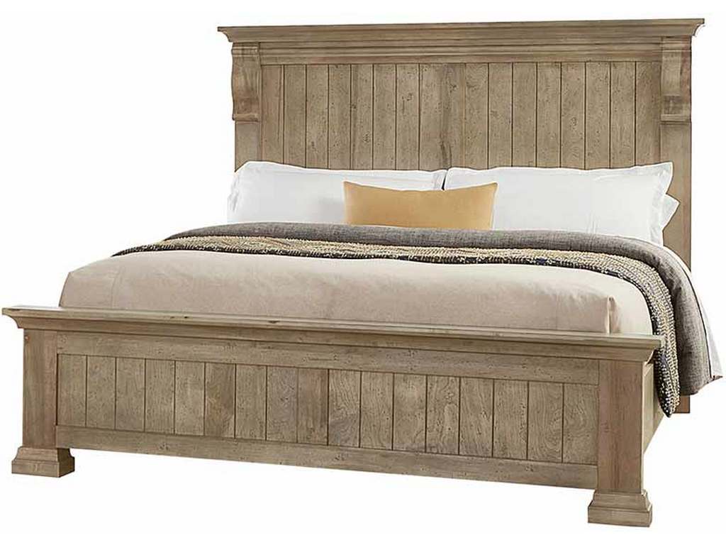 Artisan and Post 157-669-966-733-MS2 Carlisle King Corbel Bed Natural Grey