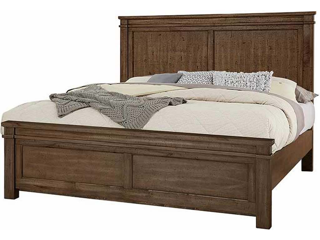 Artisan and Post 170-661-166-933-MS2 Cool Rustic King Mansion Bed Mink