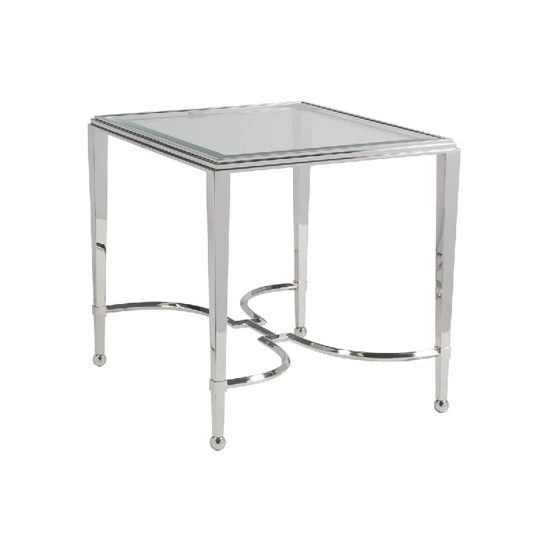 Artistica Home 2111-959 Sangiovese Rect End Table Glass Top