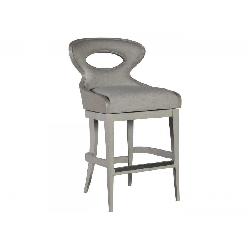 Artistica Home 2141-896-01 Zeitgeist Linen Upholstered Swivel Barstool