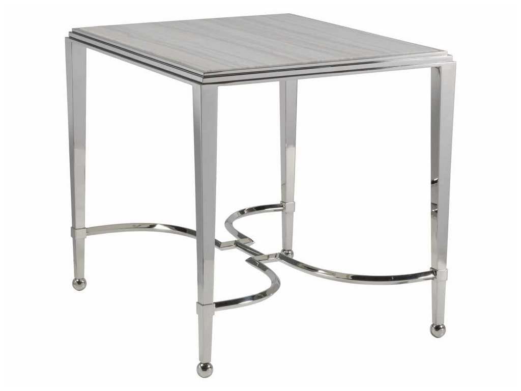 Artistica Home 2112-959 Signature Designs Ss Sangiovese End Table with Marble Top