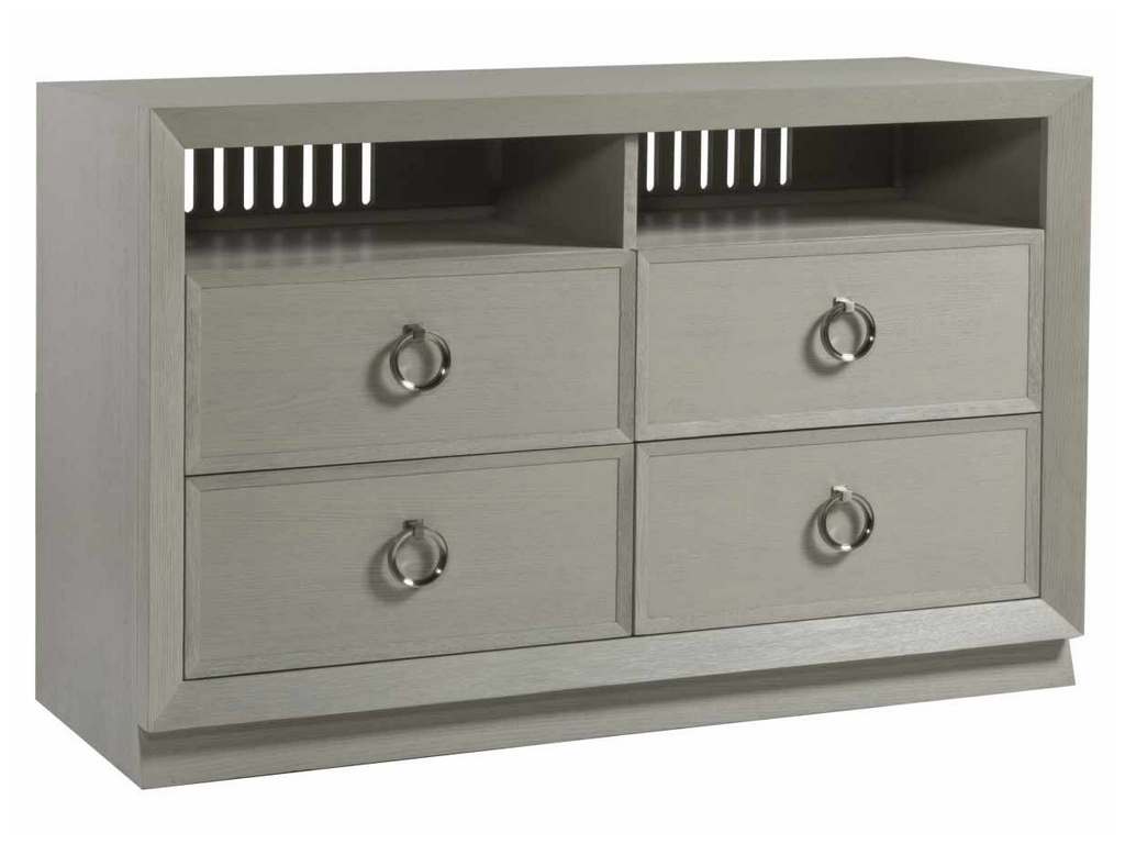 Artistica Home 2140-907 Signature Designs Zeitgeist White Media Console