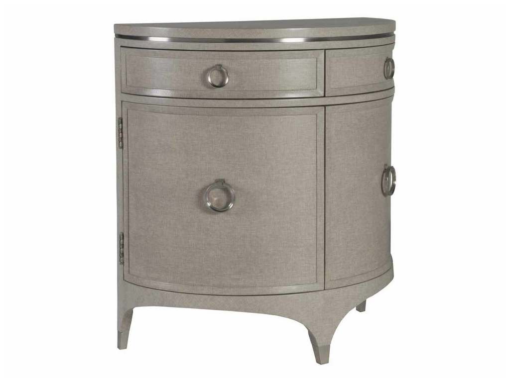 Artistica Home 2141-972 Signature Designs Zeitgeist Linen Demilune Chest