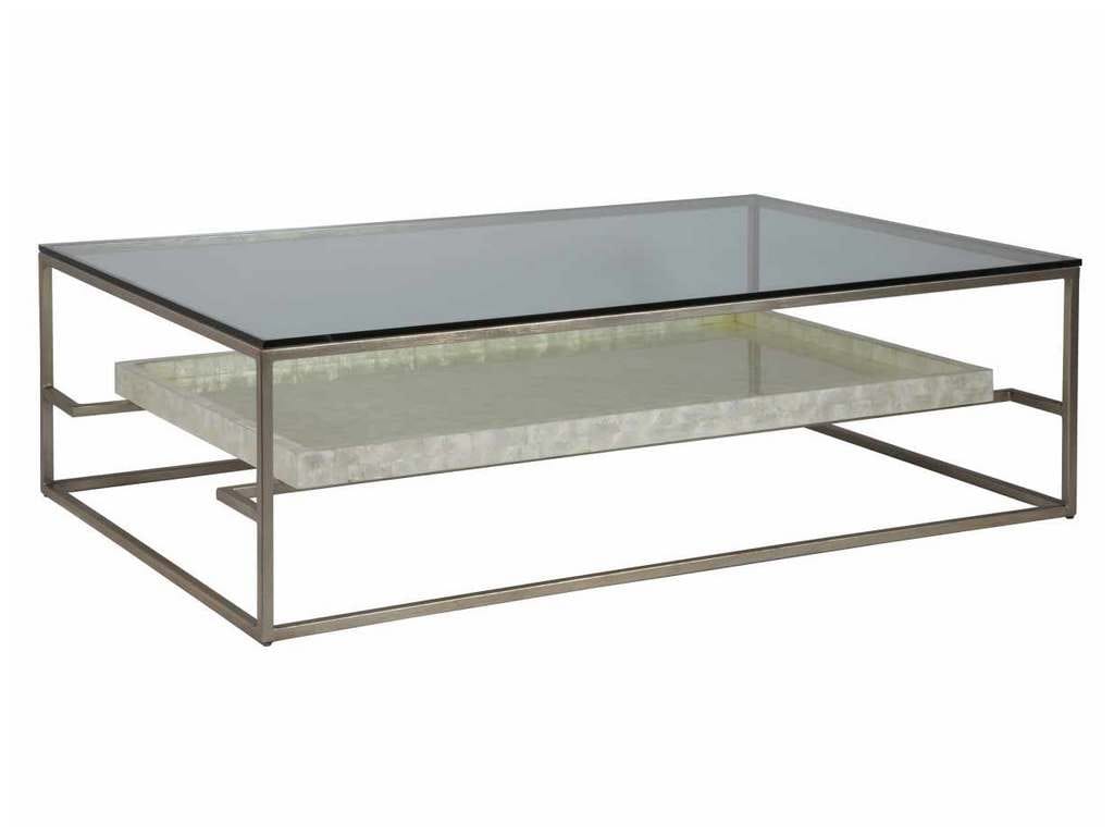Artistica Home 2156-949C Signature Designs Cumulus Capiz Large Rectangular Cocktail Table