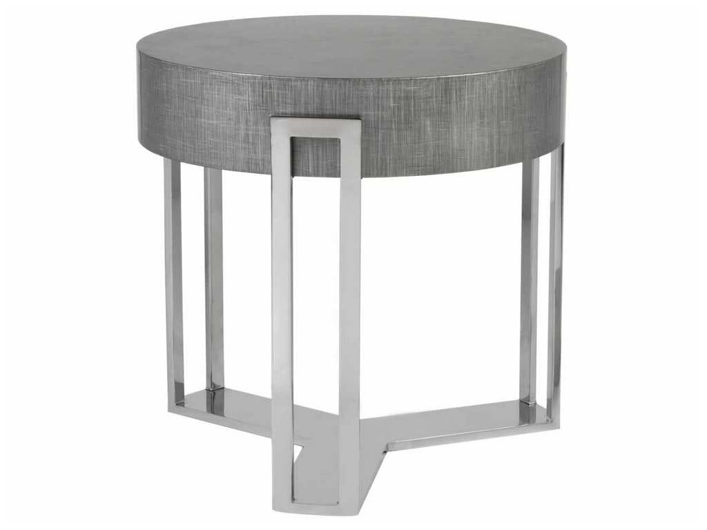 Artistica Home 2203-953 Signature Designs Iridium Round End Table