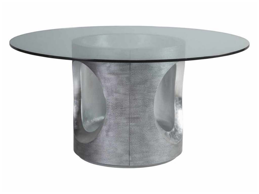 Artistica Home 2275-870-56C Signature Designs Circa Round Dining Table With Glass Top