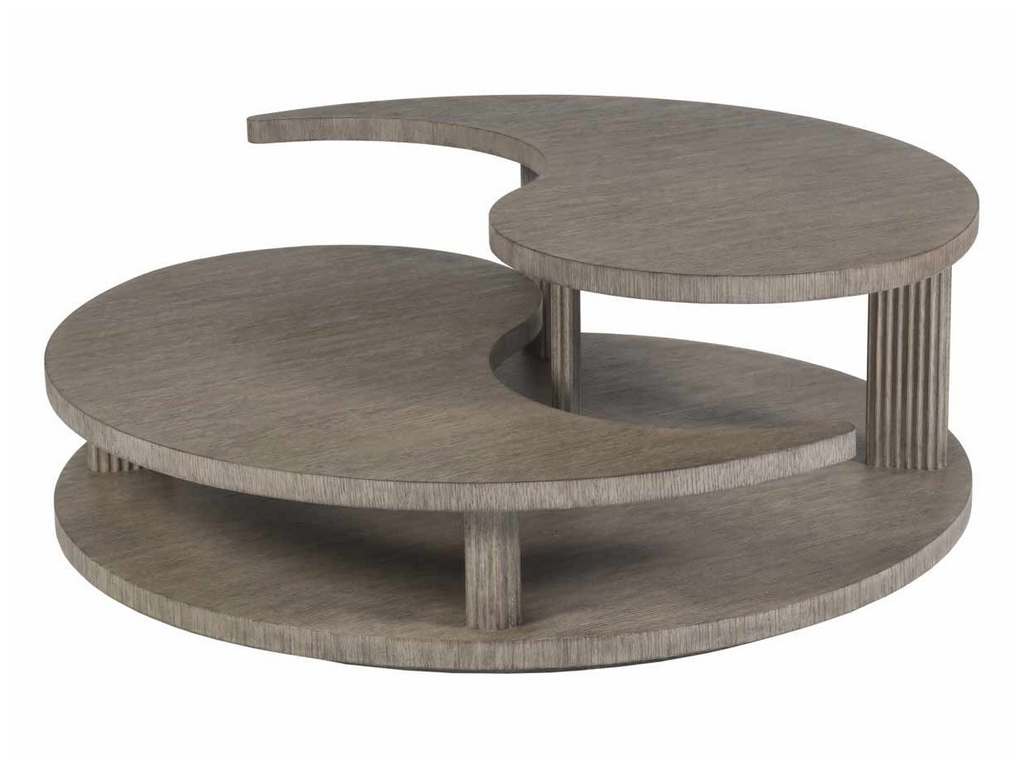 Artistica Home 2285-943 Signature Designs Yin Yang Round Cocktail Table