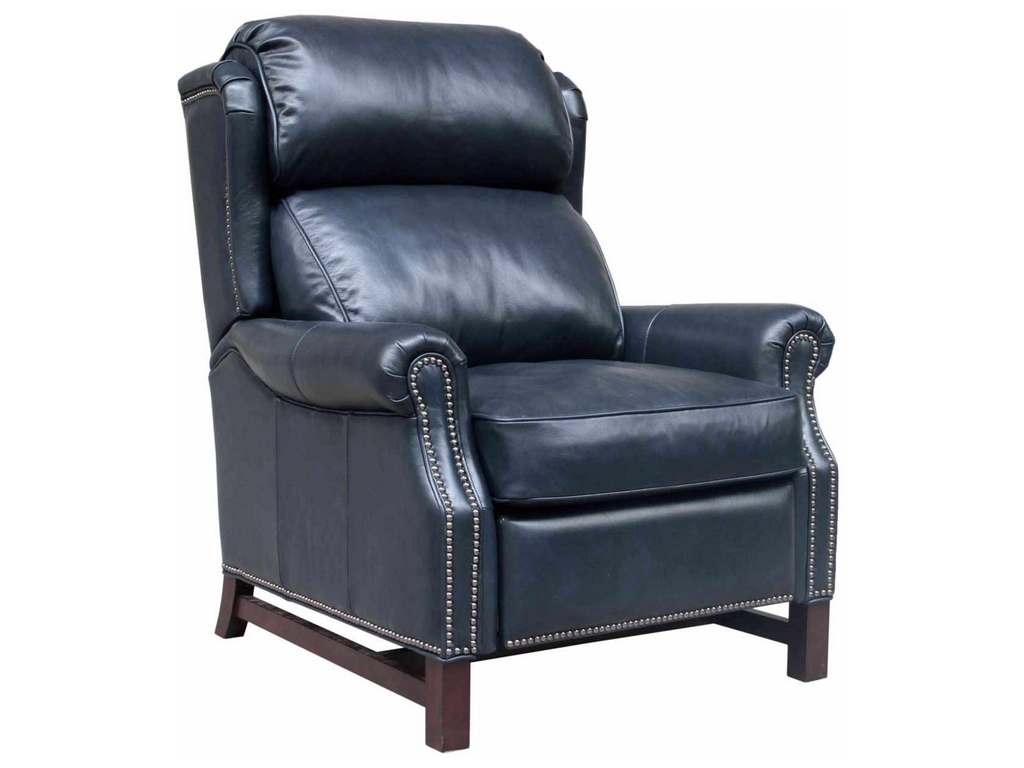 BarcaLounger 7-3164-5700-47  Thornfield Low Leg Recliner Shoreham Blue