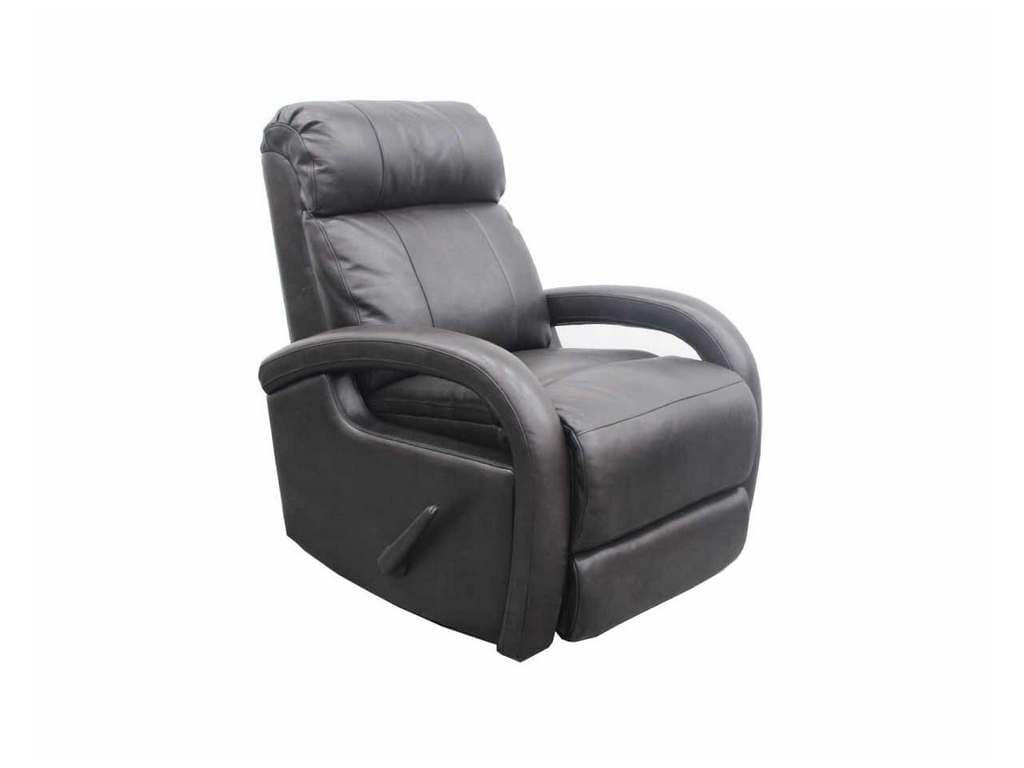 BarcaLounger 8-4407-5494-92  Harvey Swivel Glider Recliner Wrenn Gray