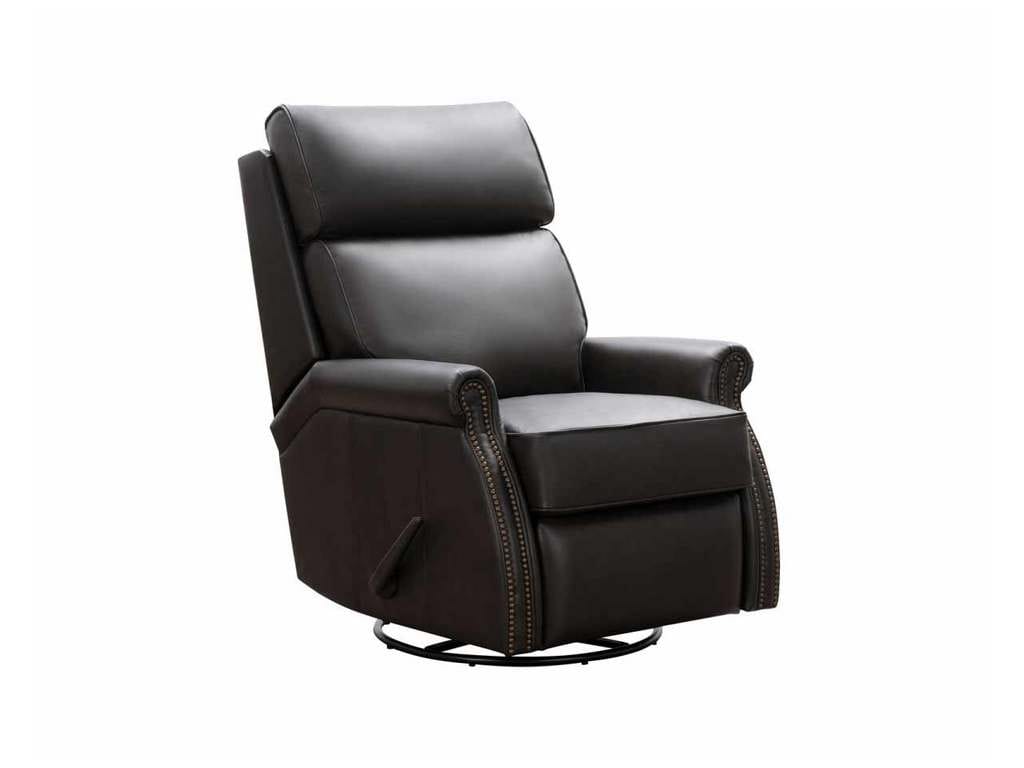 BarcaLounger 8-4001-5627-86  Crews Swivel Glider Recliner Bennington Chestnut