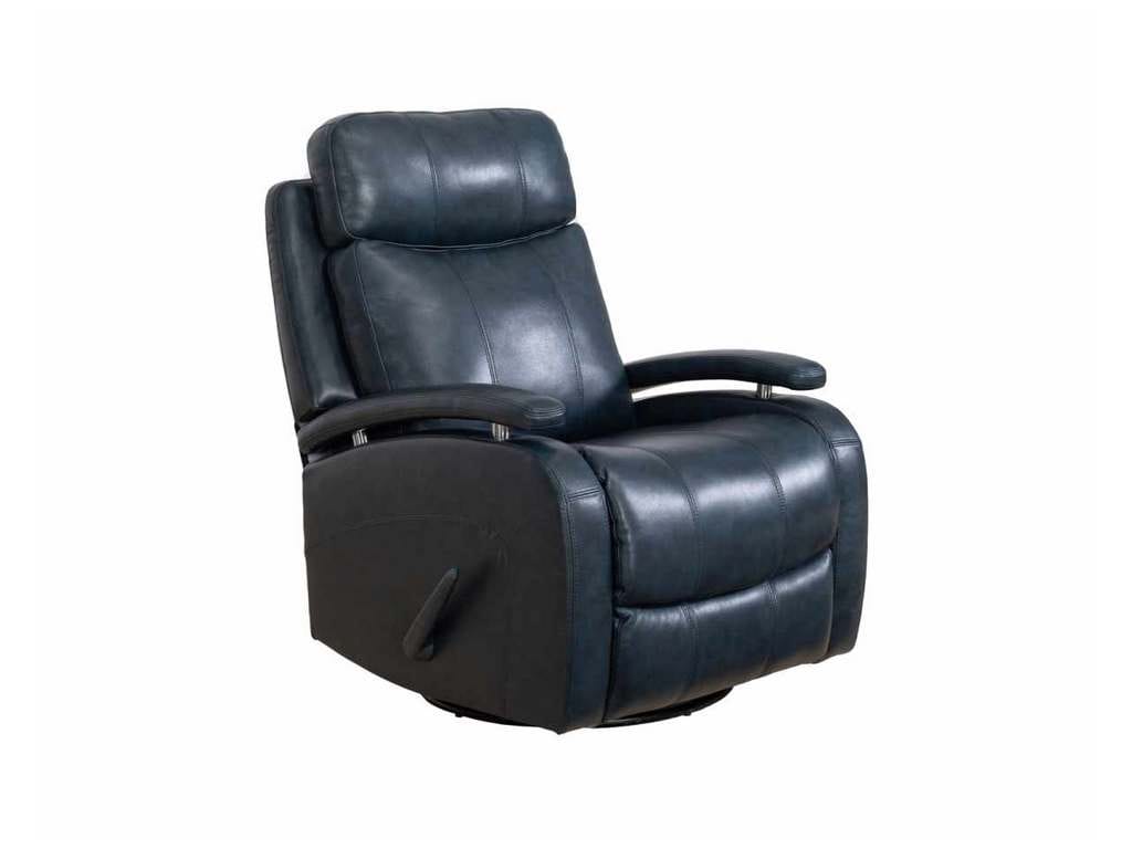 BarcaLounger 8-3610-3706-45  Duffy Swivel Glider Recliner Ryegate Sapphire Blue