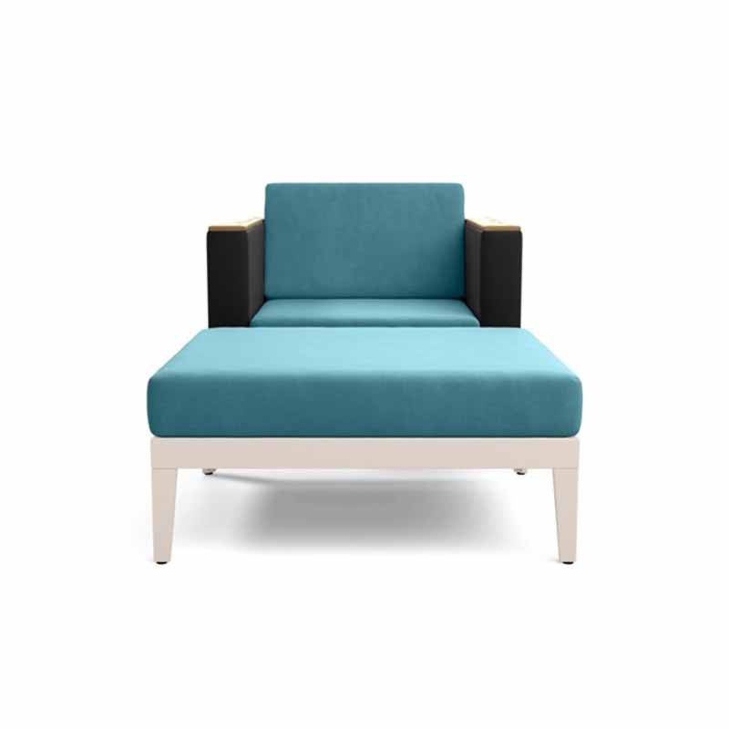 Barlow Tyrie 1AUDMO.01.3941 Aura Deep Seating Modular Ottoman