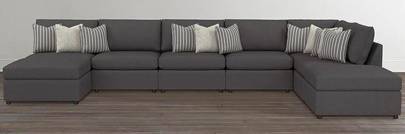 Bassett 2676-USECT8 Beckham U Shaped Sectional