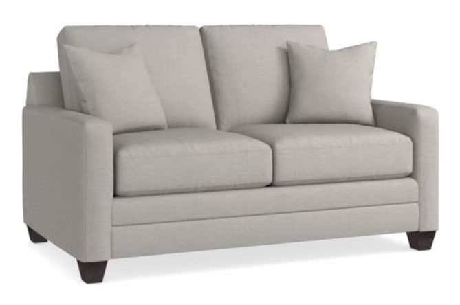 Bassett 3885-42 Carolina Thin Track Arm Loveseat