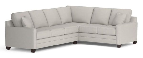 Bassett 3885-LLSECTR Carolina Thin Track Arm Lg L Shaped Sect