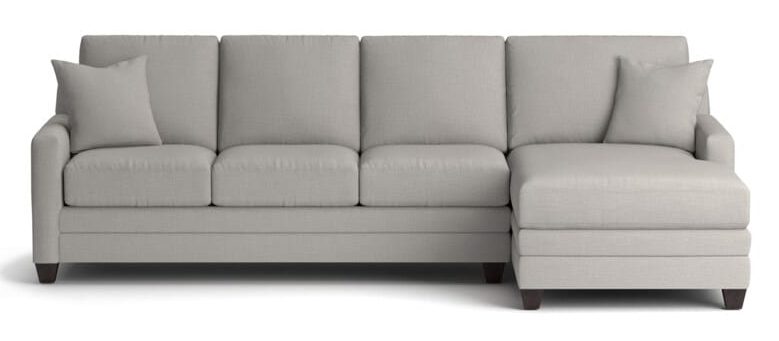Bassett 3885-RCSECTL Carolina Thin Track Arm Right Chaise Sectional