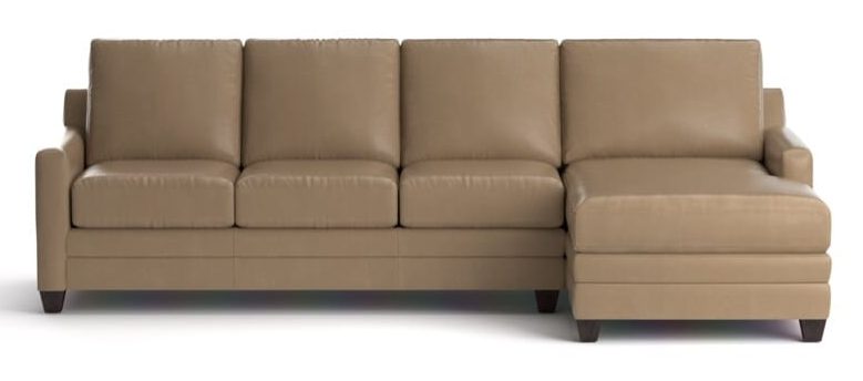 Bassett 3885-RCSECTLL Carolina Leather Thin Track R Chaise Sectional