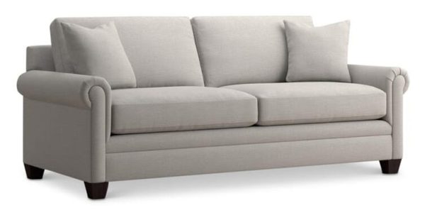 Bassett 3887-62 Carolina Panel Arm Sofa