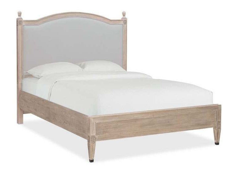 Bassett Furniture 2511-K153L Charlotte Upholstered Bed with Low Footboard