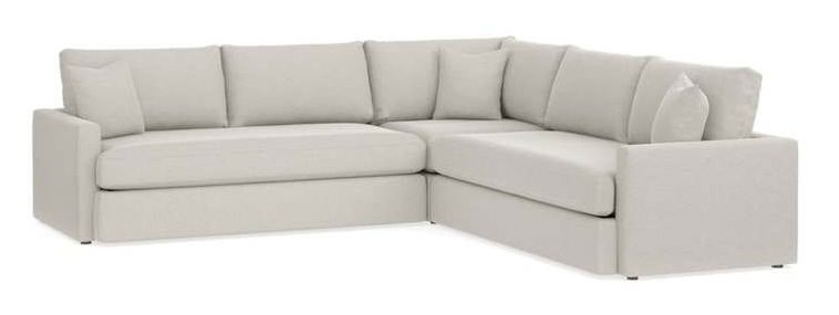 Bassett 2611-BLSECTLL  Allure Large L Shaped Bench Seat Sectional