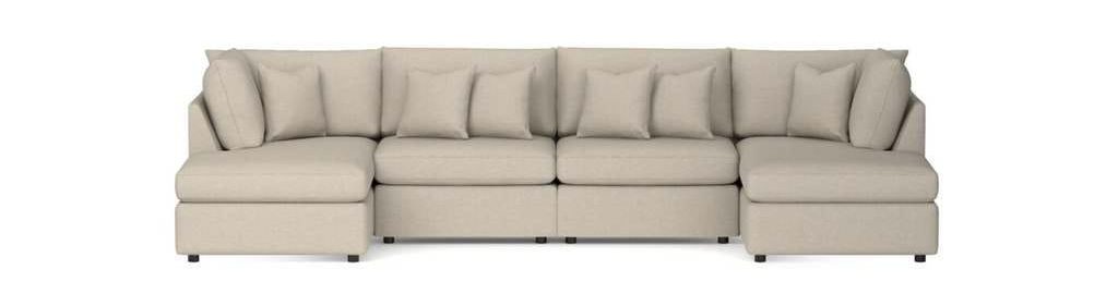 Bassett 2676-CDSECT  Beckham Double Chaise Sectional