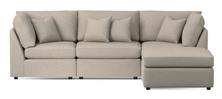 Bassett 2676-CSECT23  Beckham Small Chaise Sectional