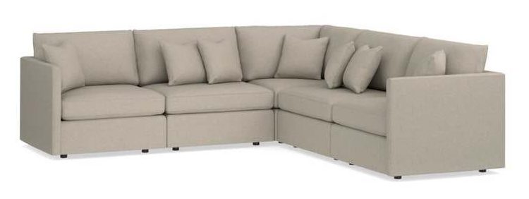 Bassett 2676-LSECTARM  Beckham L Shaped Sectional