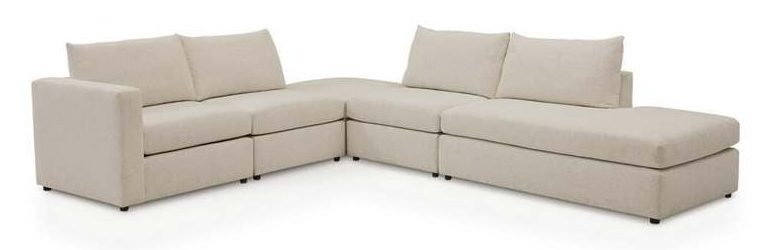 Bassett 2676-RBSECTW Beckham Right Bumper Sectional Bassett 2676-RBSECTW Beckham Right Bumper Sectional