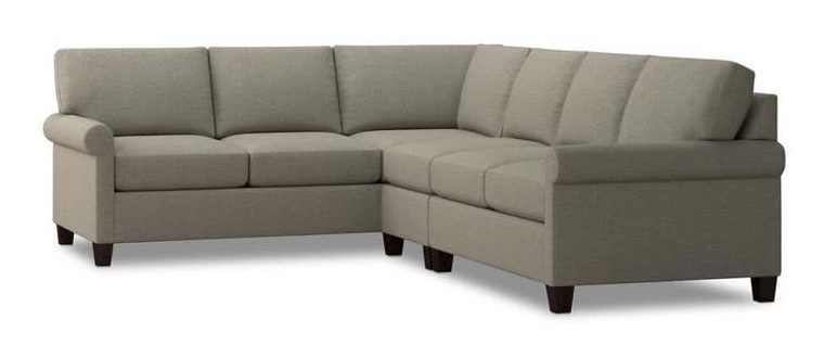 Bassett 2714-LSECTL  Spencer Large L Shaped Sectional
