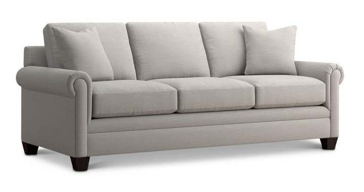 Bassett 3887-72  Carolina Panel Arm Sofa