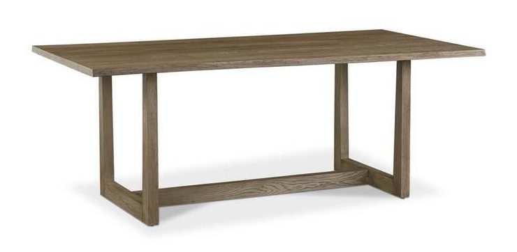 Bassett 4121-K7840LLE Liam Oak Live Edge Dining Table