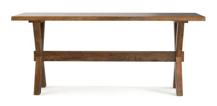 Bassett 6015-5424XLE Benchmade Maple 54 Inch Live Edge Desk