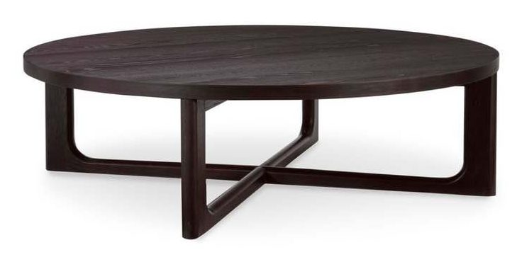 Bassett 6524-0606 Reston 54 Inch Oak Round Cocktail Table