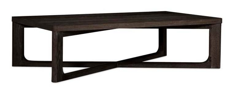 Bassett 6524-0612 Reston Oak Long Rectangular Cocktail Table