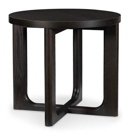 Bassett 6524-0641 Reston Oak Round End Table