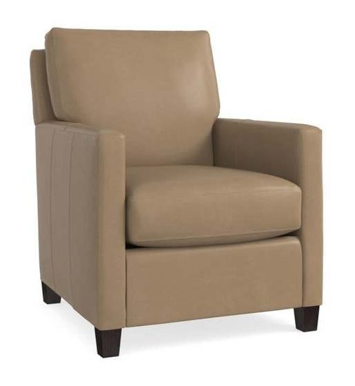 Bassett 1144-02L Trent Leather Accent Chair Bassett 1144-02L Trent Leather Accent Chair