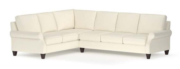 Bassett 2716-LSECTL  Davenport Large L Shaped Sectional