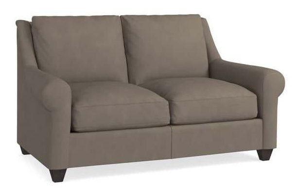 Bassett 3101-42L Ellery Leather Loveseat