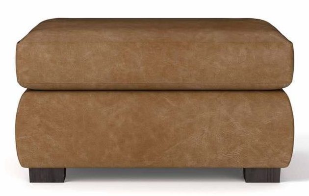 Bassett 3133-01L Jamestown Leather Ottoman Bassett 3133-01L Jamestown Leather Ottoman