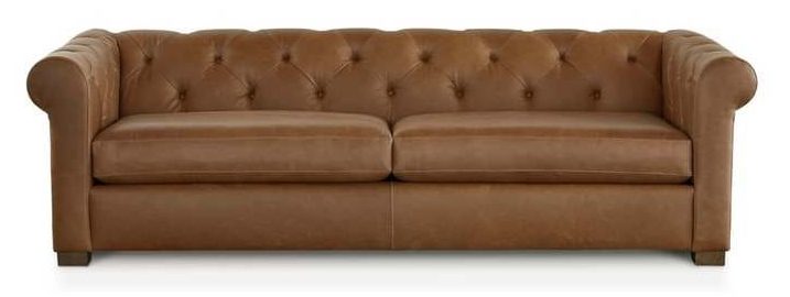 Bassett 3133-62L BJamestown Leather Sofa