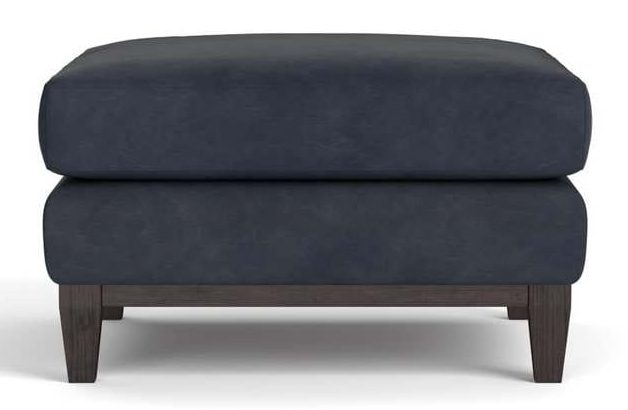 Bassett 3135-01L Sanford Leather Ottoman